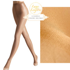 NEON 40 TIGHTS by Wolford L Large gobi skin Glanz Strumpfhose Glänzend Glanz