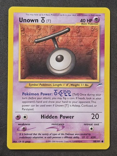 Pokémon icognito 105 neo - icognito, 88/105