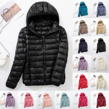 Damen Stepp Puffer Warm Mantel