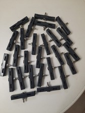 Gittermattenverbinder U-Form RAL 7016 Antrazit für Doppelstabmattenzaun