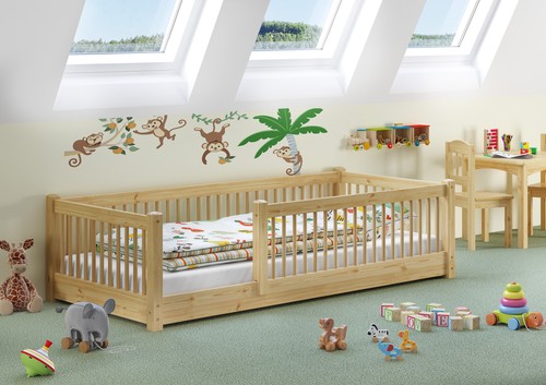 Kinderbett niedriges bodenbett - kinderbett,