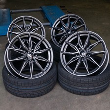 19 Zoll Alufelgen RW02 für VW Golf 8 7 GTI GTD Clubsport TCR Felgen Grau