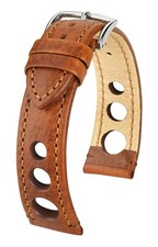 Uhrenarmband Hirsch Büffelkalb "Rally Leder Goldbraun  18mm 20 mm 22mm NEU