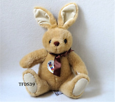 Heunec Hase braune Schleife Stofftier Plüschtier Kuscheltier (T208)