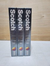 ? 3x Scotch E-240 VHS Videokassetten – Neu & OVP – High Performance Retro Klass