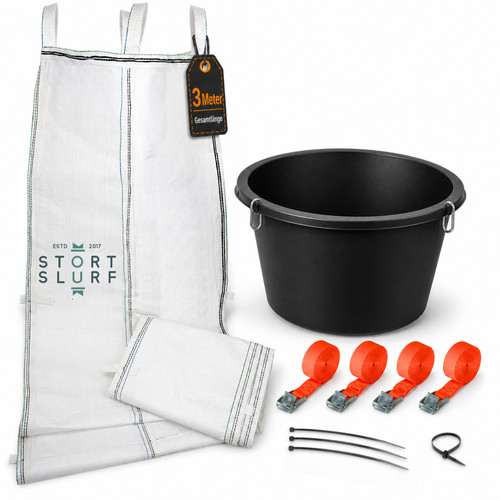 Stortslurf schuttrutsche - schuttrutsche, 3m
