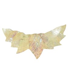 Carved Mother of Pearl Leaf
