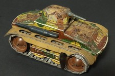 Alter Arnold A680 Panzer Tank Militär Blech Blechspielzeug Panzerwagen 2.WK WH