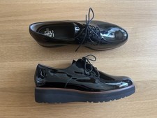 Trumans Schnürschuh | Damen | Schwarz | Lackleder |Plateau | Gr. 41,5 | OVP 329€