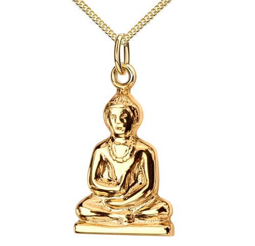 Anhänger buddha 333 gold - anhänger,