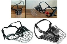 Metallkorb Drahtkorb Beißkorb Maulkorb aus Metall Draht für Hunde alle Größen