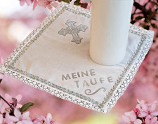 Baby Kerzentuch Tauftuch