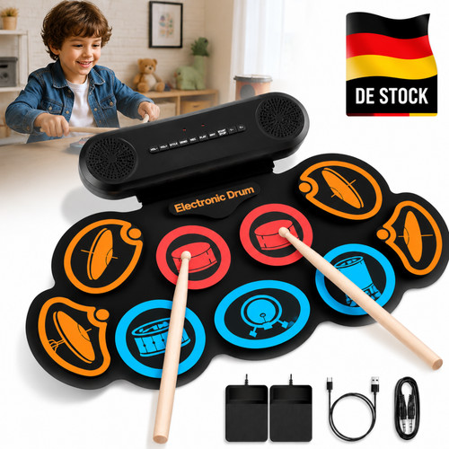 Elektronisches schlagzeug set - elektronisches, schlagzeug-set