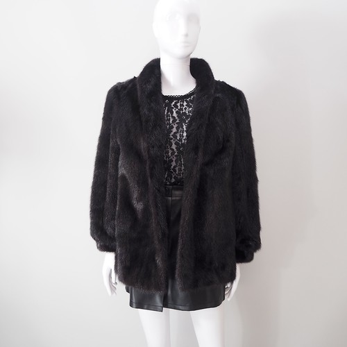 Vintage echt dunkel nerz - vintage,