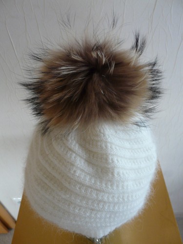 Edle angora strick mütze - edle,