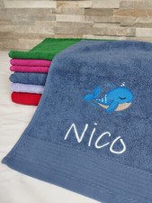 Handtuch 70x140cm Namen Tier