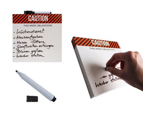4er set memoboard mit markern - 4er,