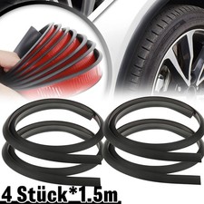 4X 1.5m Radlauf Schutzleisten Verbreiterung Kotflügel Reparaturblech Universal