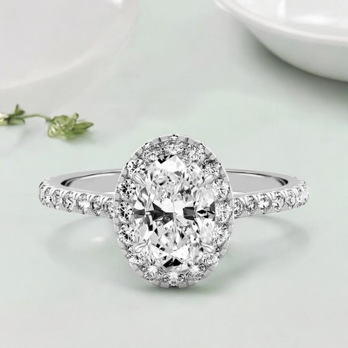 Ehering diamant weißgold - diamant, 14