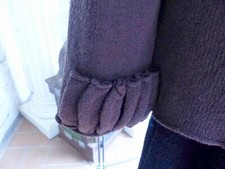 3716 Jean Marc Philippe Sweater, Größe: T2 XL braun, interessant gearbeitet