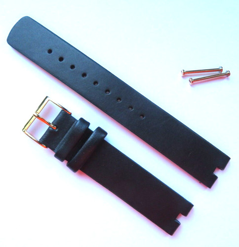 Uhrband leder schwarz - uhrband,