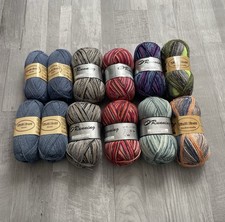 Sockenwolle 4-fach Paket -  1.000 g