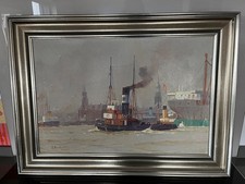 Maritimes Ölgemälde von Henry Brockmüller