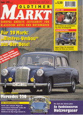 Oldtimer Markt - 01/1995 - Mercedes 220 - DAF - Jaguar E-Type - Jawa 500