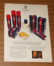 Seltene Werbung HATTRIC extra dry After Shave Eau de Cologne Rasiercreme 1972