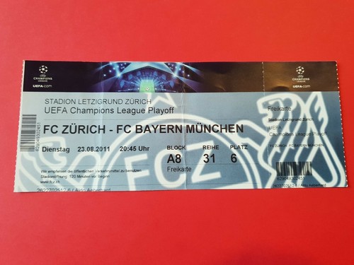 Used ticket uefa 2011 12 - uefa, cl