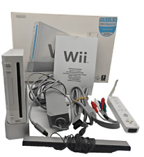 Nintendo Wii Spielekonsole Weiß mit Motion Controller Ohne Spiel Videospiele