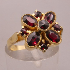 Ring Silber 900 vergoldet