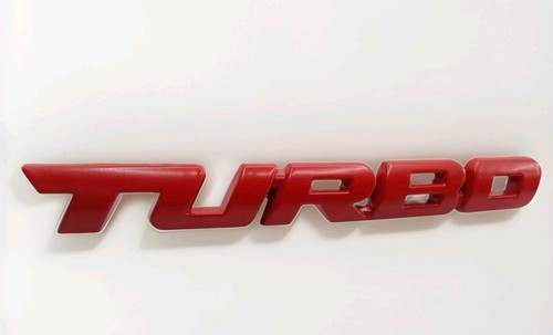 Turbo metall aufkleber - metall, auto