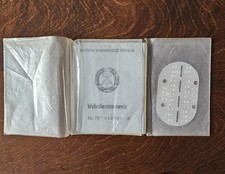 NVA Wehrdienstausweis  Diplom