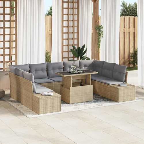 Gartensofa set mit kissen - gartensofa-set,