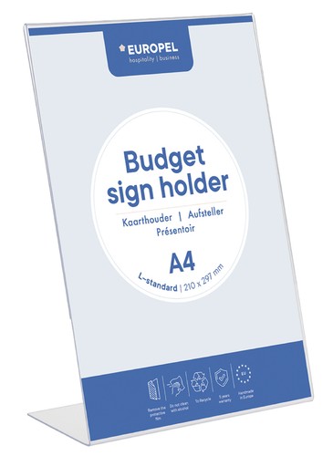 Europel tischaufsteller budget - tischaufsteller,