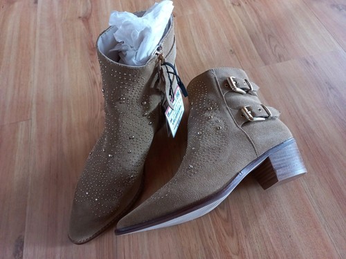 Neu zara wildleder ankle boots - wildleder,