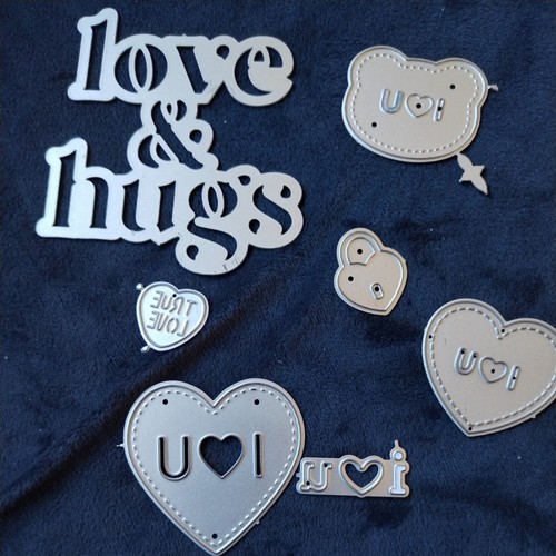 Love you prägeschablonen - you,