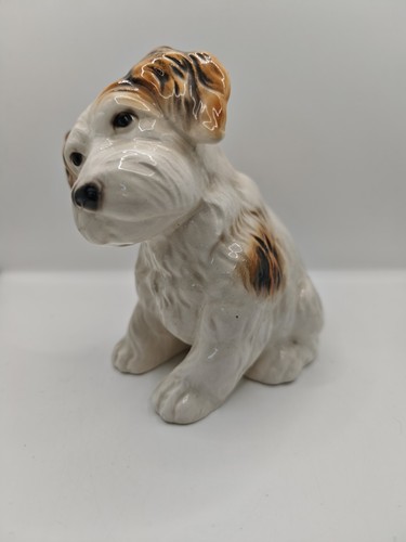 Porzellan hund terrier - porzellan, gebr
