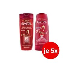 10er Pack L´Oréal Elvital Color Glanz Pflege-Shampoo und Spülung 50ml mini