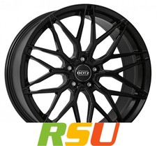 4x Dotz Suzuka black 8x18" ET40 LK5 112 ML 70.1 Alufelgen 18 Zoll