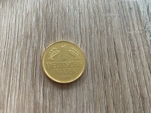 Stück vergoldet 1974 - dm, &
