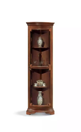 Eckvitrine wohnzimmer möbel - eckvitrine,