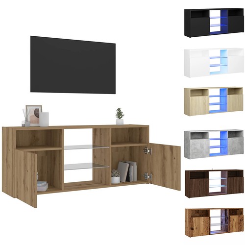 120cm schrank mit rgb led - 120cm,