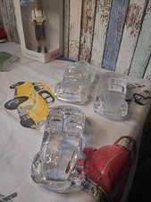 Modell Volkswagen VW Käfer aus Glas 3 Stück Top Zustand 