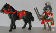 ♛ playmobil - Sammlungsauflösung - 1 Römer / Centurio mit Pferd (2) ♛