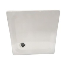 Sanicomfort Duschwanne Badzubehor 90 x 90 x 2 5 cm Weiss Stahl Email wasserdicht