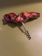 Korkenzieher aus Holz, Ast, Wurzelholz True Vintage, 60er/70er