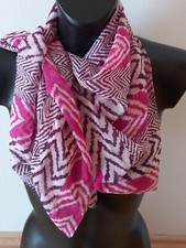 Seidentuch 100% Seide Tuch 87x89cm Weinrot Pink Rosa Vintage