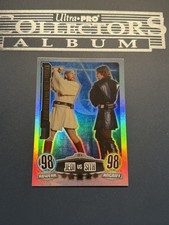 Star Wars Force Attax Movie Serie 1 - LE4 - ANAKIN VS. OBI-WAN - JEDI VS. SITH
